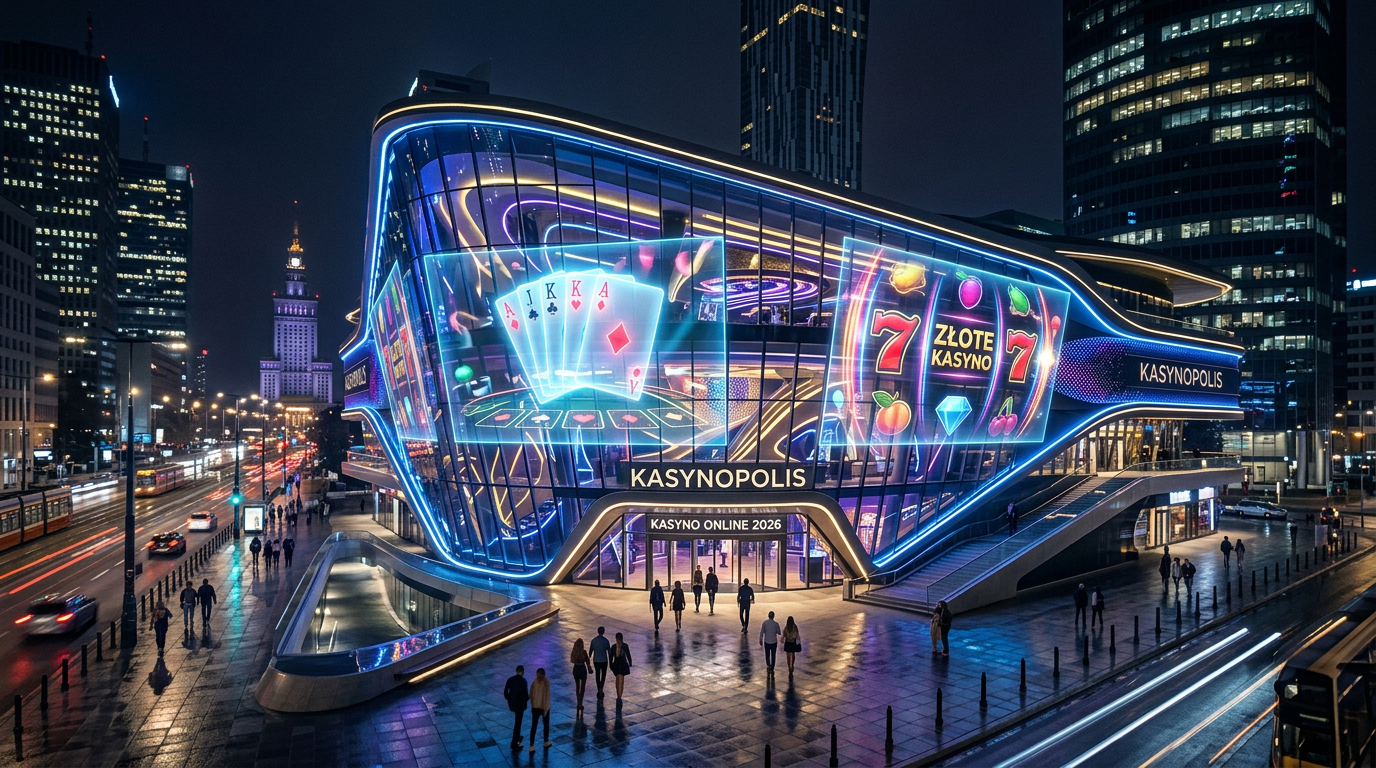 Nowoczesne kasyno online 2026 w futurystycznej scenerii